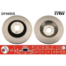 Trw Df4695s Fren Diski On 4f0615301f 4f0615301g - 2 Adettir
