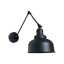 Rsylight Retro Metal Dekoratif Akrobatik Rustik Siyah Mafsallı Duvar Aplik-1464420846735