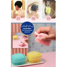 Hazneli Banyo Lifi Banyo Kesesi Sırt Kesesi Hazneli Silikon Kese