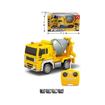 Pilli Işıklı Sesli 1:20 Ölçek Kumandalı Eğitici Çocuk Oyuncak Rc Çimento Kamyonu