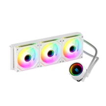 Gametech Hydra Beyaz Ahd360mm Argb Cpu Dereceli Sıvı Soğutma Gametech Hydra Beyaz Ahd360mm Argb Cpu Dereceli Sıvı Soğutma