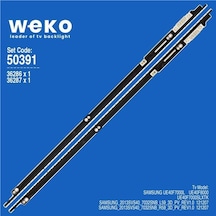 Wkset-5391 36286x1 36287x1 Samsung 2013svs40 7032snb 2 Adet Led Bar 59led Tvnizi Açıp İçindeki Led Barla Birebir Aynısı Olduğunu Görmeden Almayınız. Sonrasında İade Almamaktayız. Beyaz