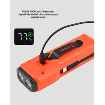 600 - 471 - Lümen Bilet Ön Işık Powerbankli Çakar - Ece-umay - Cob Led