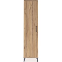 Arges Dolap 4 Raflı Tek Kapaklı 44x30x182 Çam-çam Çam