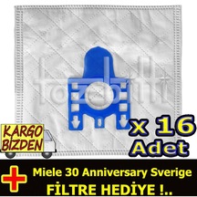 Miele 30 Anniversary Sverige Süpürge Toz Torbası 16 Adet