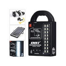 Solar Kamp Lambası Acil Durum Işığı Şarjlı Usb Everton Rt-999 Siyah