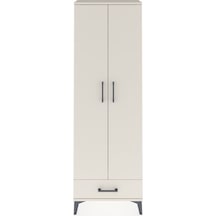 Arges Dolap 2 Raflı Tek Çekmeceli Tek Askılı 60x30x182 Aytaşı... Aytaşı