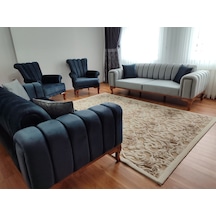 Açelya Koltuk Takımı Ahşap Ayaklı