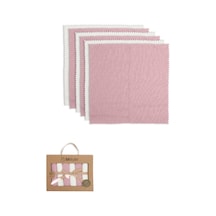Bistyle Colours Kutulu 6lı Penye Mendil 20x20 90161 Ekru Gül Kurusu