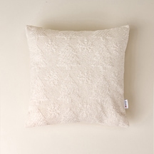 Soft Etva Kırlent - Ekru - 40x40 Cm Çok Renkli