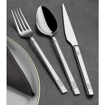 Arsel Asya Sade 90 Parça Kutulu Çatal Bıçak Takımı Gri