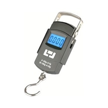 Xuweiwei Siyah 50kg Dijital Bavul Terazisi Seyahat Mutfak Tartısı Siyah