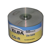Elba Cd-R 700 MB - 80 Min 2X 52X 50'li