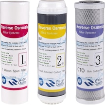 Reverse Osmosis Su Arıtma Ön Filtre Takımı 3 Lü Set Water Quality