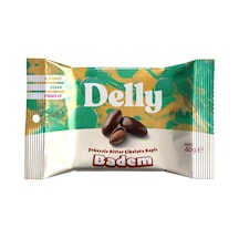 12 Adet Şekersiz Bitter Çikolata Kaplı Badem 40 G