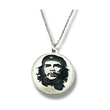 Che Guevara Yuvarlak Figürlü Unisex Kolye Özgürlük, Cesaret Ve Adaletin Simgesi Çok renkli