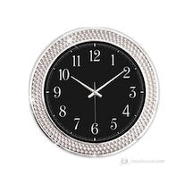 Time Gold Salon Ofis Duvar Saati Plastik 34 Cm Altın
