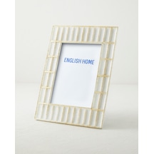 English Home Lidya Polyresin Çerçeve 13x18 Cm Krem-gold