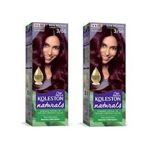 Hubrendy Tedarik Naturals Saç Boyası Kızıl Kestane 3/66 2x Paket