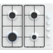 Bosch PBP6C2K80O 60 CM Gazlı Ocak Beyaz