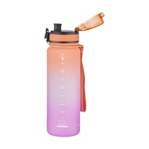 Fiftyfifty 500ml Çift Renk Softtouch Ff Collection Tritan Su Matarası Turuncu-mor Diğer