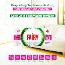 50'li Mop Uyumlu Yer Temizlik Havlusu - Lilyum Çiçeği