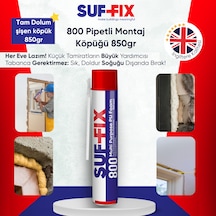 Suf-fix 800 Pipetli Montaj Köpüğü 750ml Kapı Pencere Dolgu Isı Yalıtım Köpüğü