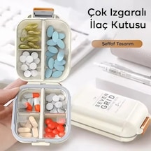 Çok Izgaralı İlaç Kutusu Bej