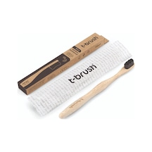 T-brush Bambu Diş Yumuşak Fırçası Ultra Yumuşak Koyu Gri