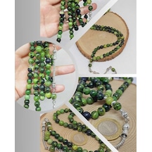 Yeşim Taşı Royal Quality 99luk Tesbih 8mm 8172 Çok Renkli