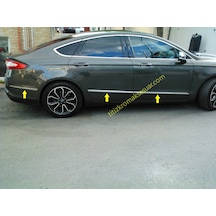 Ford Mondeo 2015-2019 Krom Yan Kapı Çıtası Aksesuarı 6 Parça