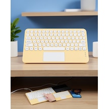 Kablosuz Bluetooth Klavye Touchpad Ucztouchpad2-1