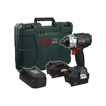 Klpro KLDV1840B 18V 4.0 Ah Li-ion Çift Akülü Kömürsüz Profesyonel Darbeli Vidalama