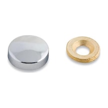 Dekoratif Vida Kapağı Parlak Krom 20mm - 10 Adet 15 MM