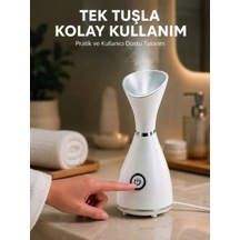 Lb Yüz Buhar Cihazı 80 Ml Su Hazneli Nano İyonik