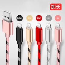 Yaozixa Gri 3 Metre Uzunlukta Type-c/android/8pin Uyumlu Hızlı Şarj编织数据线 - Dayanıklı Ve Styl Tasarım