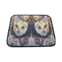 Kedi Tuvalet Önü Elekli Paspas 60 X 45 Cm - Beyaz 21 x 21