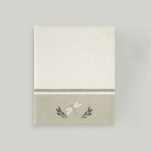 Linens Olivea Bambu 50x85 Cm Yüz Havlusu Ekru Ekru