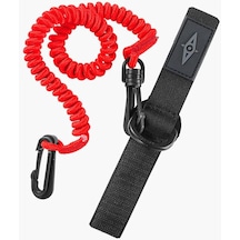 Point65 Paddle Leash Coiled Kürek Tasması-kırmızı