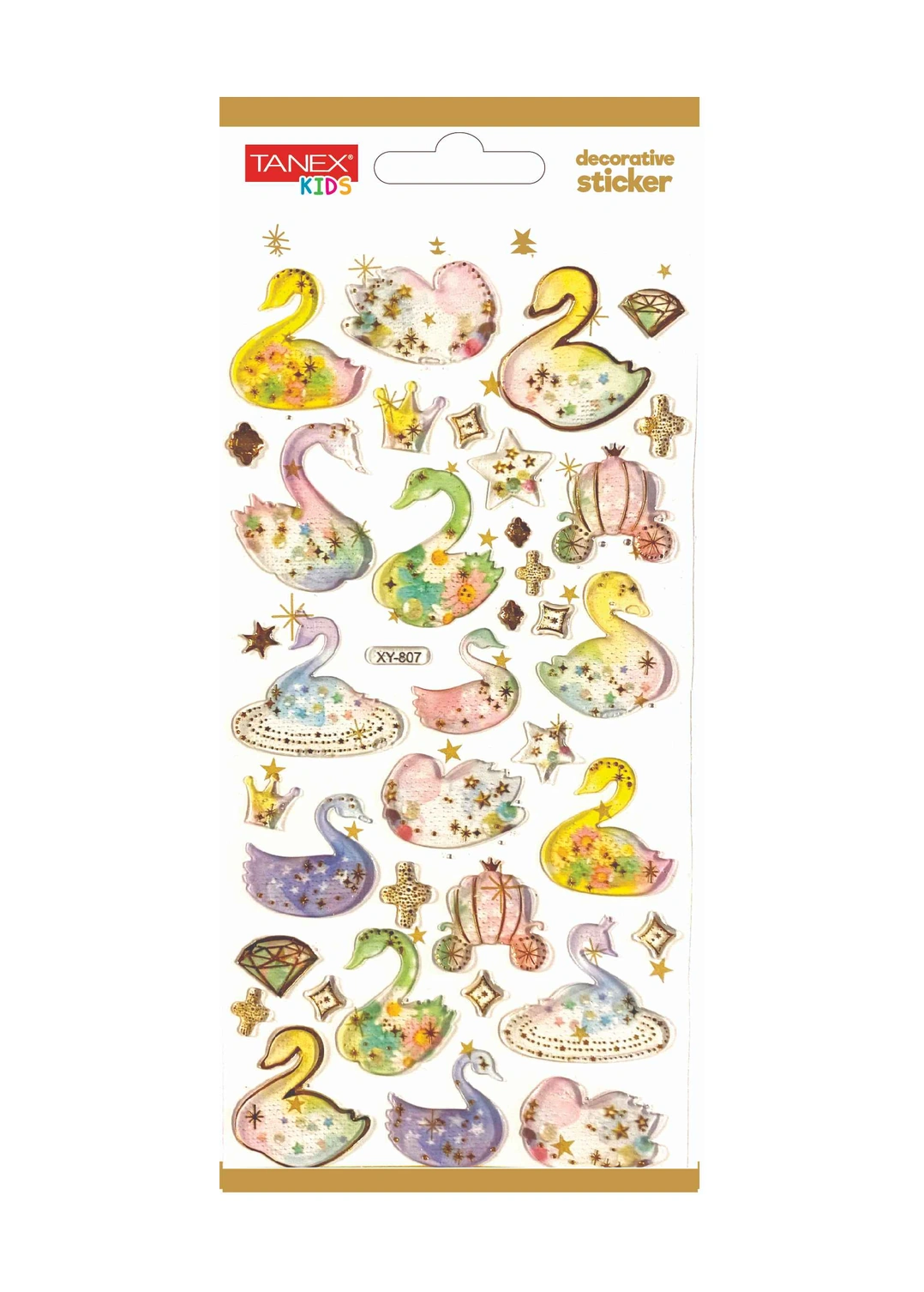 Tanex Decorative Sticker-9 Puffy Etiketi Tnx-5008