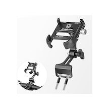 Wheel Up-bisiklet Telefon Tutucu Ayarlanabilir Alüminyum Alaşımlı Y29355-b Siyah