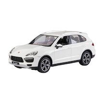 Rastar Rastar 1:14 Porsche Cayenne Turbo Uzaktan Kumandalı Işıklı Araba Beyaz Renkli