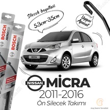 Nissan Micra Muz Silecek Takımı 2011-2016 Bosch Aeroeco N11.4006