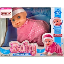 Pilli Emekleyen Sesli Bebek - Özel Seri 3359-12