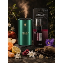 Areon Aromatik Difüzör Yeşil Klasik Metal + Nina