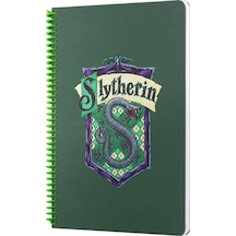 Mabbels Spiralli Defter Harry Potter Slytherin Yeşil 80 Yp 17x24 Dft-388579 Çok Renkli