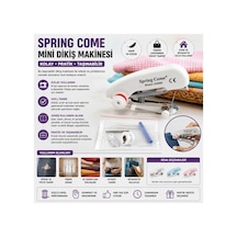 Spring Come Mini El Dikiş Makinesi Taşınabilir Ev Tipi Pratik Dikiş Dikme Aleti Seyahat Tipi Om888 Çok Renkli - 899947980
