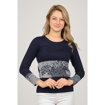 Sistas Kadın Uzun Kollu Penye Bluz 6699448 Lacivert-Lacivert Sistas Kadın Uzun Kollu Penye Bluz 6699448 Lacivert-Lacivert