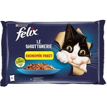 Felix Multipack Somonlu Eco Paket Yetişkin Kedi Maması 6'lı 4 x 85 G