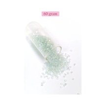 Tedar Kesme Cam Boncuk 2mm - 60 Gram - Şeffaf Beyaz - Bnc368 Najmaddin (No:1) 8.5Cm X 10.5 Cm